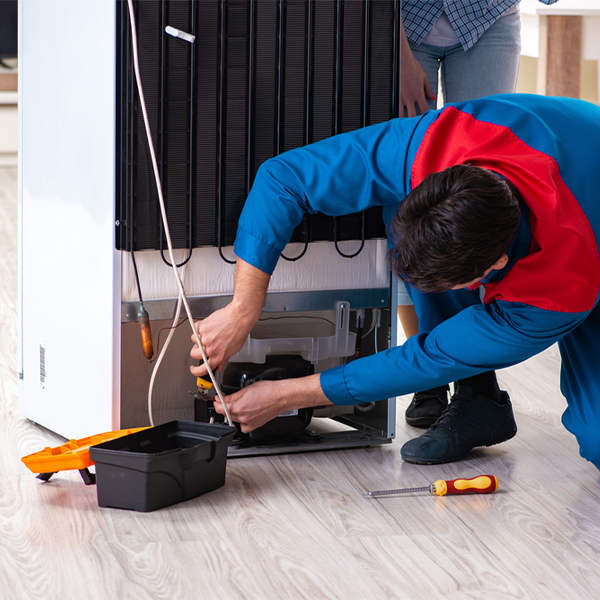 how long does it usually take to repair a refrigerator in Belvue KS